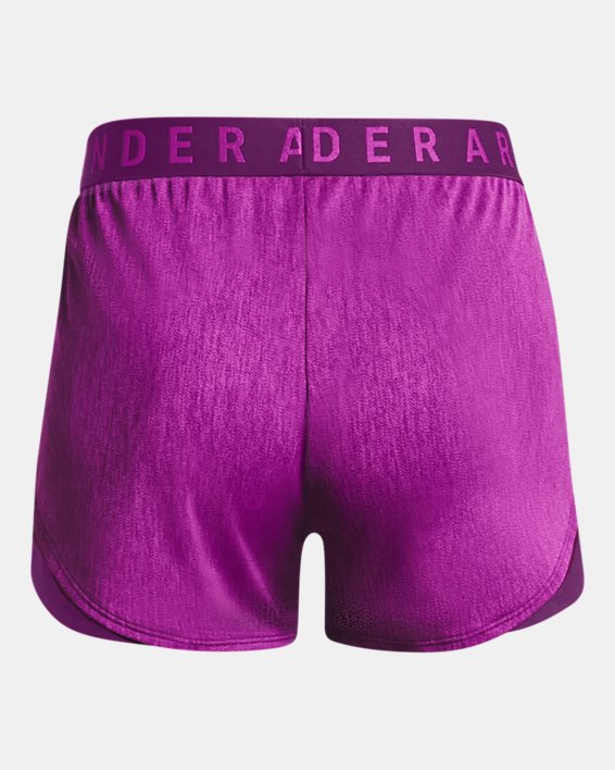 Women's UA Play Up Shorts 3.0 Twist, Purple, pdpMainDesktop image number 5